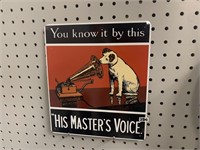HIS MASTERS VOICE SIGN