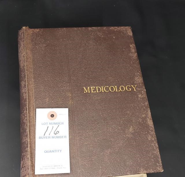 Book of Medicology Copy Right is 1904