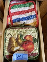 Drawer with potholders