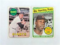 Willie McCovey Topps Cards 1969 & 1969 All Star
