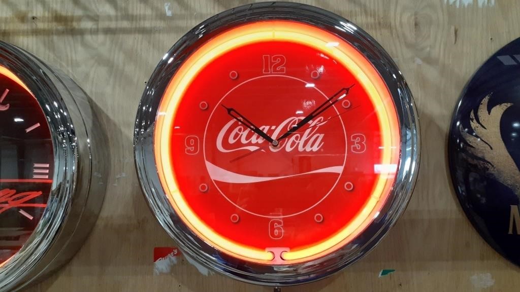 Coca-Cola Light Up Wall Clock