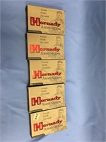 5 boxes ammo; Hornady 303 British 174 gr. BTHP