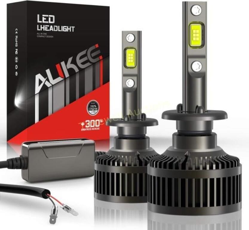 AU-KEE H1 LED Bulbs 10000LM 6000K White