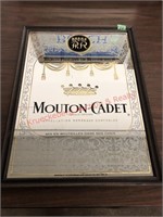 Mouton-Cadet wine mirror