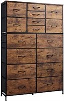 Wlive 16 Drawers Dresser, Tall Dresser For