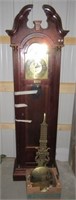 Ridgeway grandfather clock. Measures 82" h x