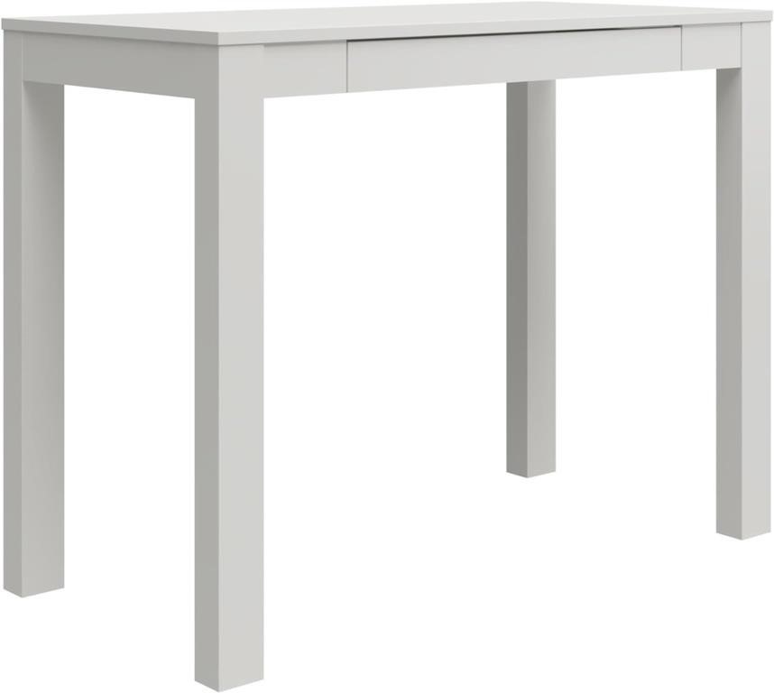 Ameriwood Home Parsons Desk with Drawer, White