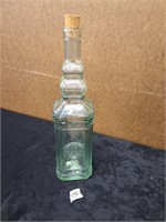 Decorative Green Bottle