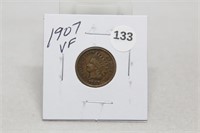 1907VF Indian Head Cent