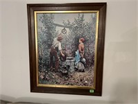 Daniel Ridgeay Knight "At the Well" Picture Framed