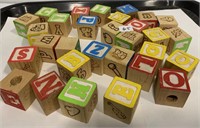 Childs Wooden Blocks