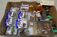 30 PLUS PKS OF HOOKS & MISC.