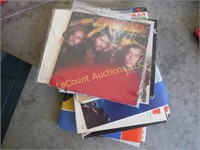 assorted record albums Beach Boys