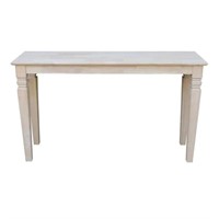 Java 52in. Unfinished Rectangle Wood Console Table
