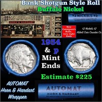 Buffalo Nickel Shotgun Roll in Old Bank Style 'Abb