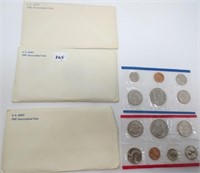 3 - 1981 Uncirculated P&D coin sets