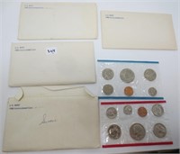 4 - 1980 Uncirculated P&D coin sets