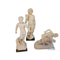 Three Classic Figure Sculptures