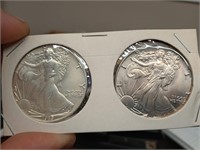 1988 89 silver american eagle silver dollar coins