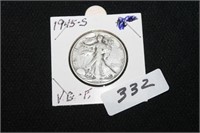 1945-S WALKING LIBERTY HALF DOLLAR