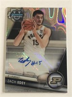 Bowman U Zach Edey Rookie Autograph Purdue SP