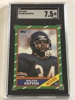 1986 Topps Walter Payton SGC 7.5 Bears HOF 'er