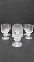 7 SMALL GOBLETS