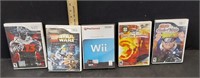 Wii WWE 13, STAR WARS, NARUTO, AND MORE