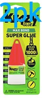 2pk Max Bond Krazy Glue 0.18 oz. Tip KG48348MR