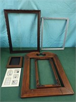 Decorative wood photo frames
