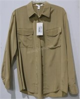 Ladies Hugo Boss Button Up Shirt Sz 2 -NWT $300