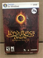 Windows The Lord of the Rings Online Game