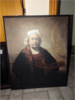 Rembrandt print on board