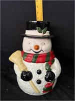 snowman cookie jar