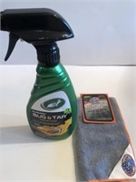 Turtlewax bug & tar remover with microfiber cloth
