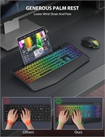 Trueque Wireless Keyboard and Mouse Combo  AZ5
