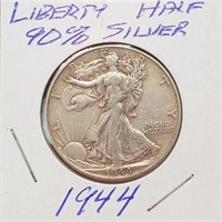 1944 Silver Liberty Half Dollar