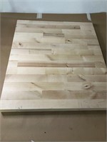 HUGE WOODEN CUTTING BLOCK 22"X25"