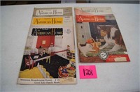 American Home Magazines 1944 1943 1946