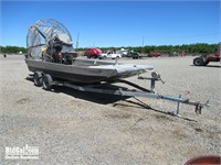 (DMV) 1999 18' Diamondback Air Boat and Ram Lin Bo