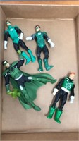 Lot of 4 Green Lantern Action Figures