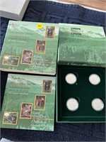 1996 NATURE - WILD ONES COIN SET - STERLING