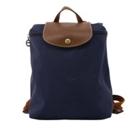 Longchamp Brown & Navy Backpack