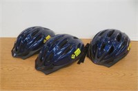 3 Children's Size Bicycle Helmets