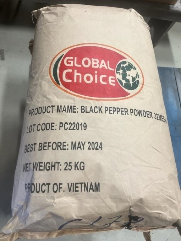 BB 5/24 Black Pepper Powder 25kg