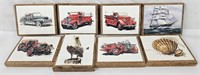 8 Capt Bills Classic Car Wall Plaques