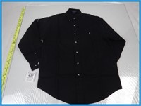 NEW MED RIVERS END BLACK BUTTON UP