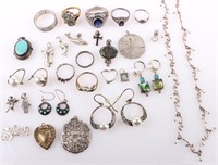 COLLECTIBLE STERING SILVER LADIES JEWELRY