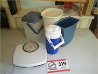 Scale, Waste Cans, Etc