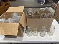 32 Mason Jars including ball, golden harvest